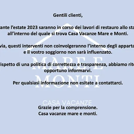 Holiday home Casa Vacanze Mare E Monti *